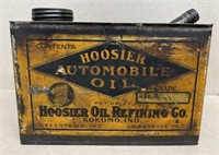 HOOSIER automobile oil advertising can G