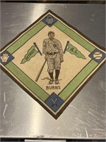 1914 baseball felt tobacco blanket Detroit T