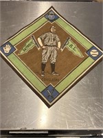 1914 baseball felt tobacco blanket Detroit