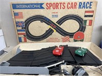 Marx international sports slot cars and track