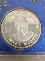 Mark Martin 1 ounce silver coin