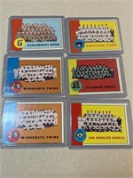 1963 Topps baseball team card lot