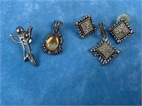 Fashion Pendants, Earrings and Pin