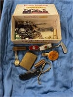 Dutch Masters Cigars box/assorted jewelry