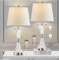 Touch Control Glass Lamp Set