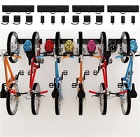 6 Bike wall Storage Rack