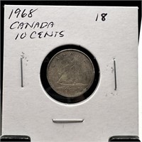 1968 CANADIAN SILVER DIME