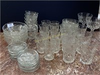Group Of Assorted Crystal Glassware