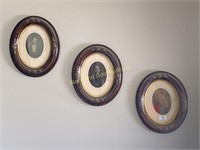 Group Of Three Framed Antique Photos