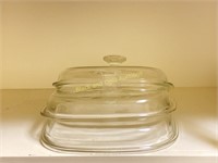 Three Corning Ware Large Glass Lids