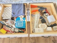 Two Drawers Of Assorted Kitchen Wares