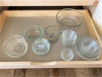 Assortment Of Pyrex And Other Glassware