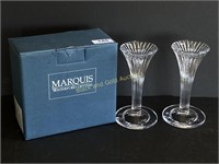 Waterford Marquis Crystal Corinth Candlesticks