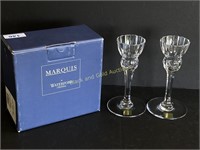 Waterford Marquis Crystal Palladia Candlesticks