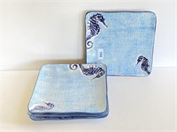 Four Great Gatherings Seahorse Plates