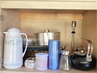 Cabinet Full Of Assorted Kitchenware