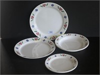 Corelle Quilt Plates And Bowls