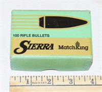 100 SIERRA MATCH KING 7mm .284 DIA 168GR HPBT