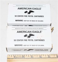 100 ROUNDS AMERICAN EAGLE .38 SPECIAL 158GR