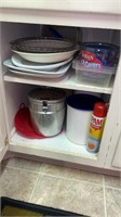 All in Cabinet - Canisters, Platters, Pie Plates