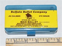 50 BUFFALO Co 50 CAL MAXI BALL-ET 270GR BULLETS