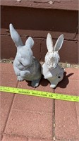 2 Concrete Bunnies