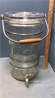LaBerth glass jug w wood handle
