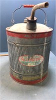 Old iron sides gas can