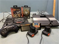 Atari and Sega Genesis and games