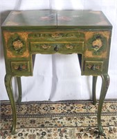 Antique hand-painted vanity