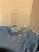 Large decorative glass bowl