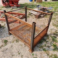 Steel Crate w Drop Fronts 33"W x 40"L x 30"H
