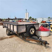 7' x 12' Single Axle Trailer w Ownership