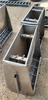 2 - 30" Double Sided Stainless Hog Feeders