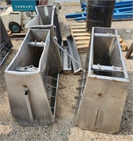 3 Stainless Double Sided Hog Feeders 1-30" , 2-36"