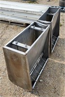 2 - 30" Double Sided Stainless Hog Feeders