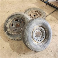 3 - Tires on Rims Sizes In Description