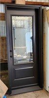 Unused 31"W x 80"H Exterior Door w Frame
