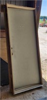 31" x 79" Steel Clad White Ext Door w Frame