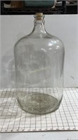 5 gallon glass jug with cork