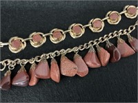 Goldstone bracelets