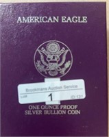 1987S Silver Proof Eagle in OMP