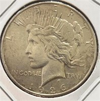 1926D Peace Silver Dollar