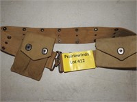 Military Belt with Mills 1918 Magazine Pouch