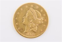 1876-S US $20 Gold Liberty Head Coin