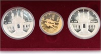 1984 Olympic Commemorative Gold & Silver Set