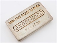 999+ Fine Silver 10 Tr. OZ. Engelhard Bar #2