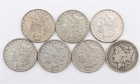 1882 7 Morgan Dollars