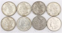 1883 8 Silver Morgan Dollars