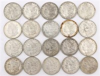1883 20 Silver Morgan Dollars